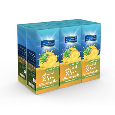 Long life juice pineapple - 180ml X6