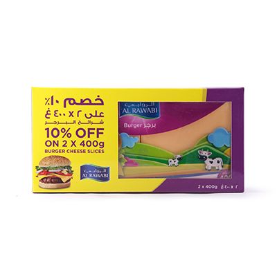 Burger Cheese Slice Promo (400g x 2 pcs)