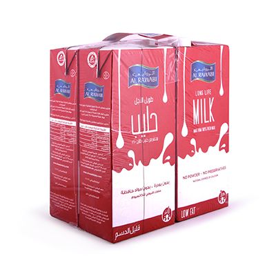 Low Fat Long Life Milk Promo (1L x 4 pcs)