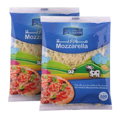Shredded Mozzarella Cheese 2 X 200G
