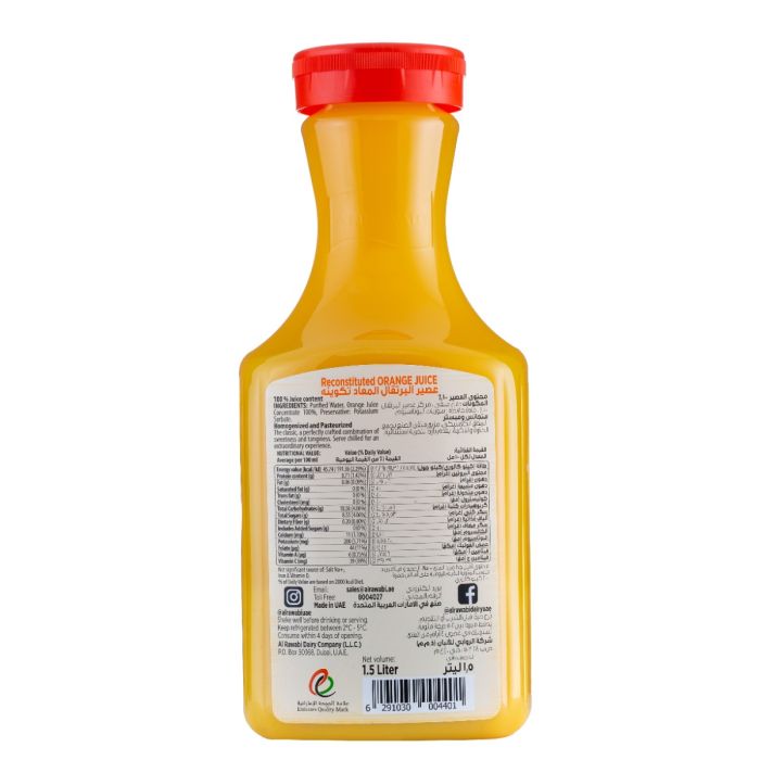 Fresh orange juice nutrition on sale